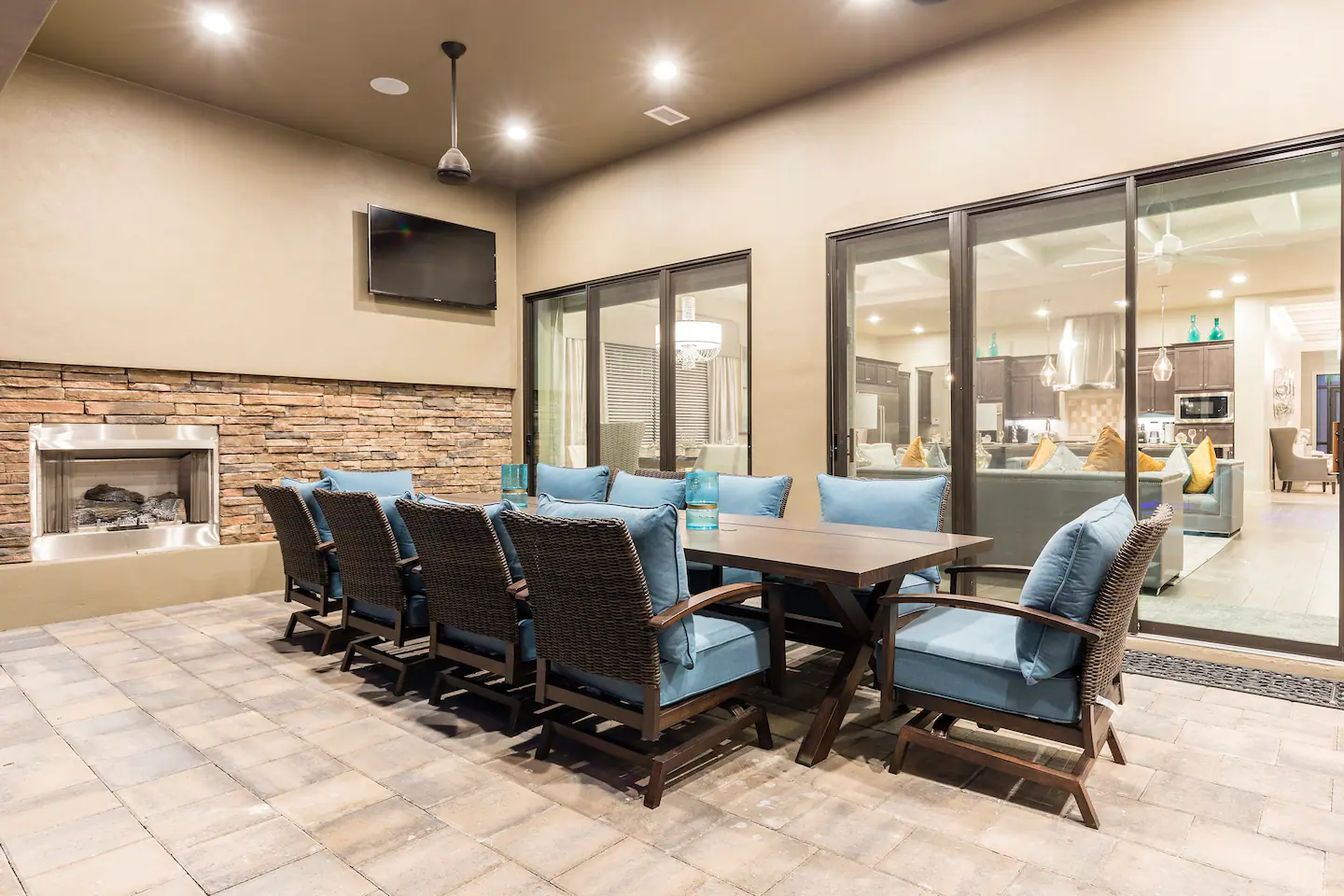 Another dining area for more guests