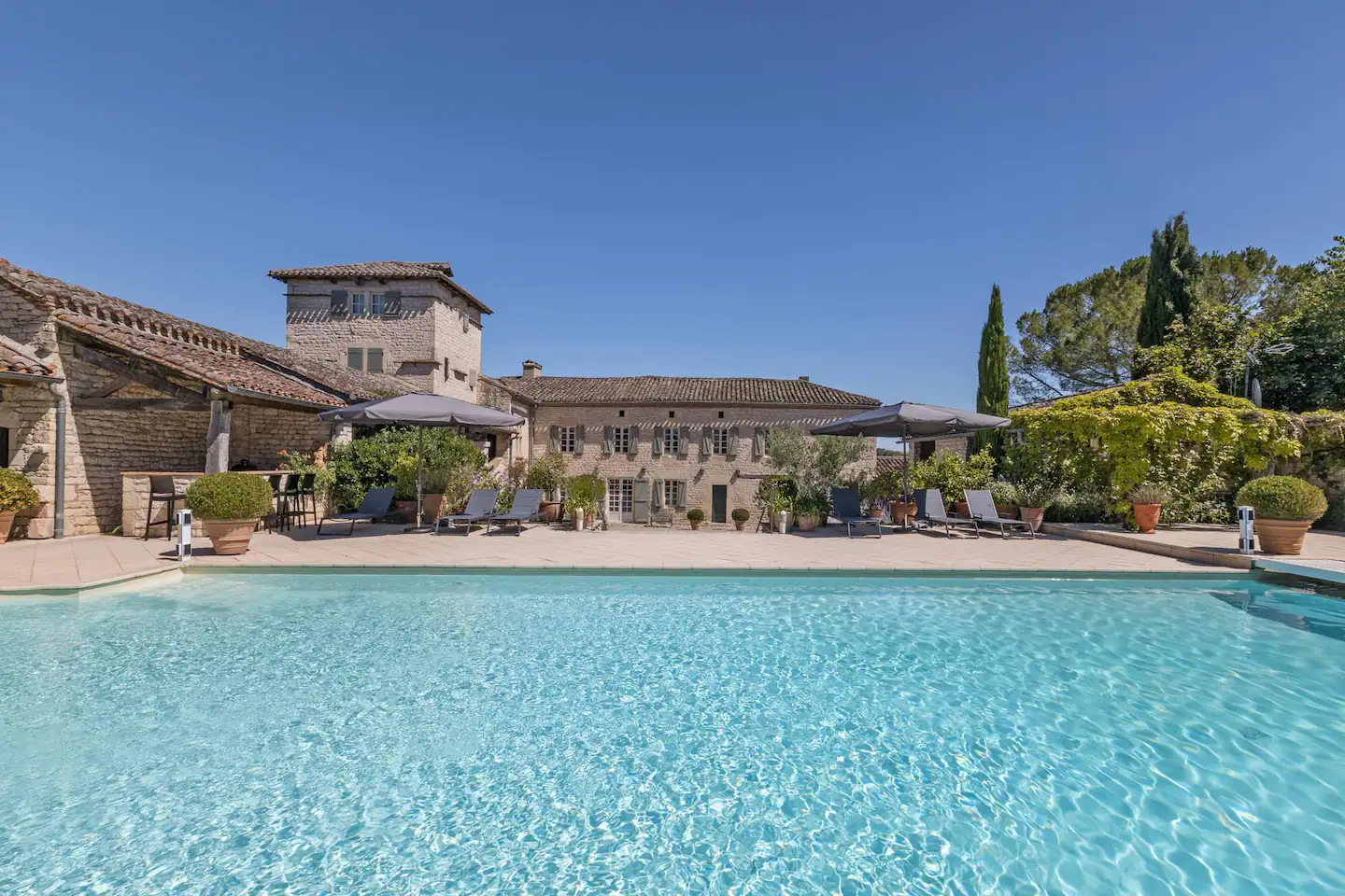 Beautiful pool area