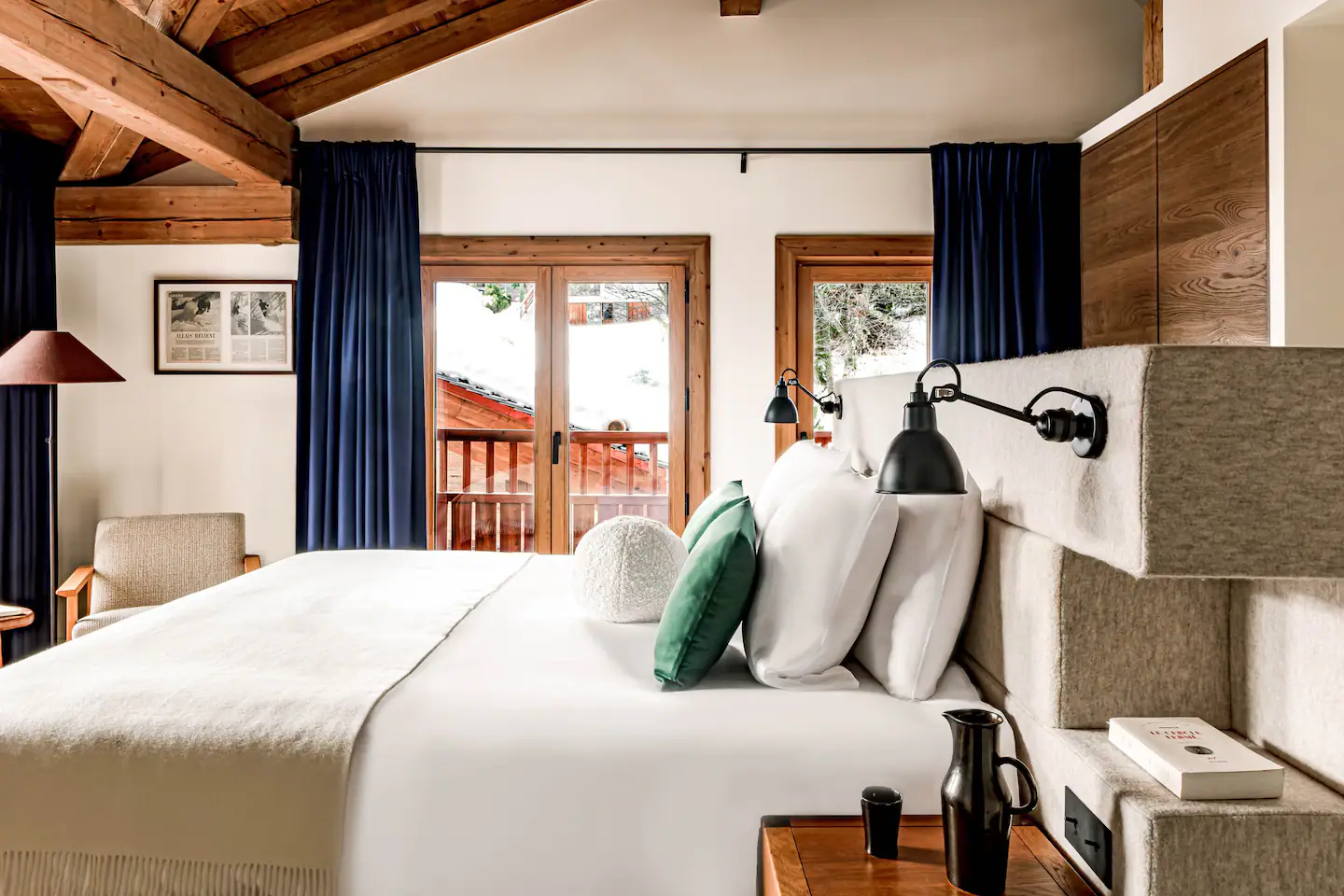 Cozy haven for a restful night's sleep.