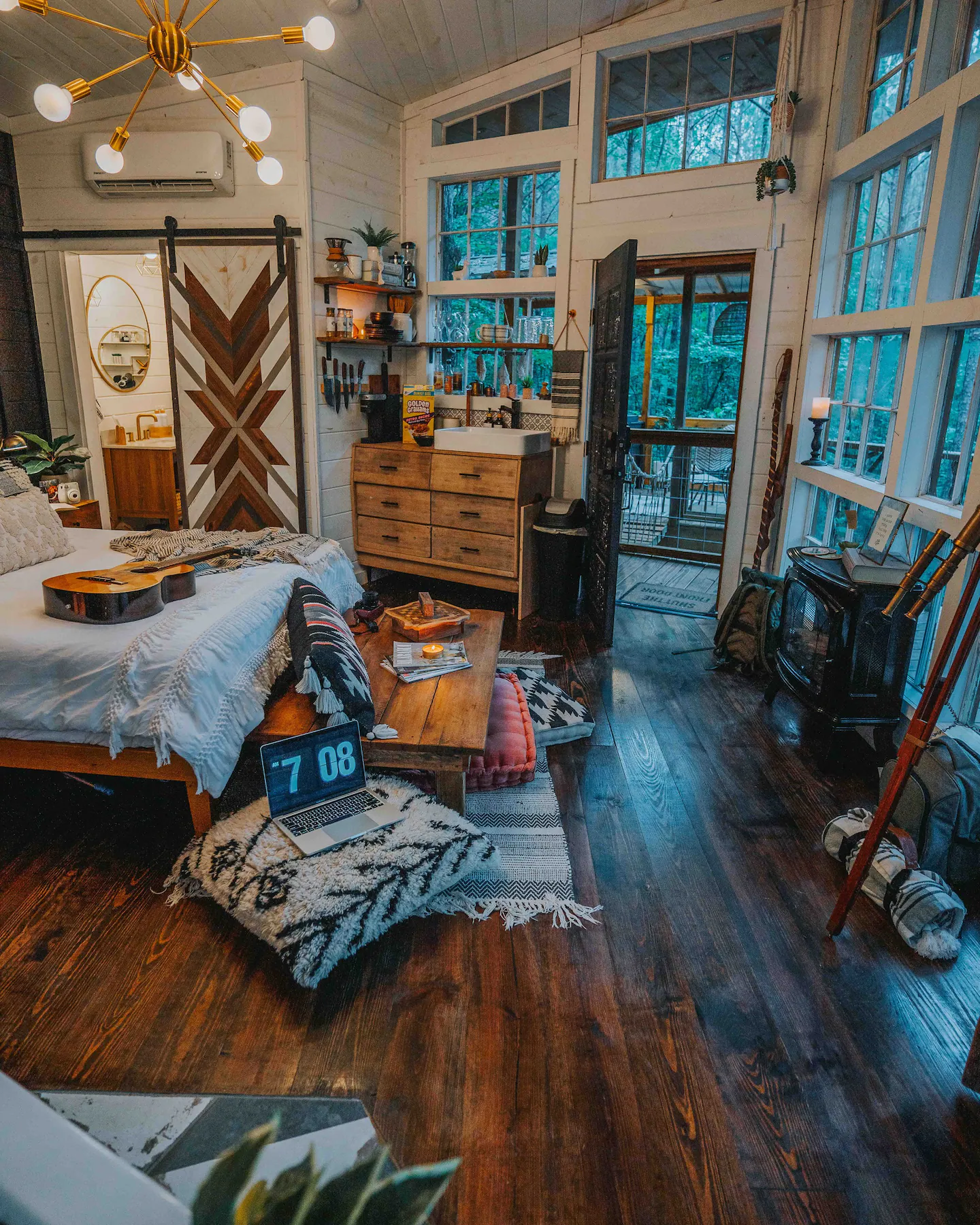 Very warm and comfortable bed.