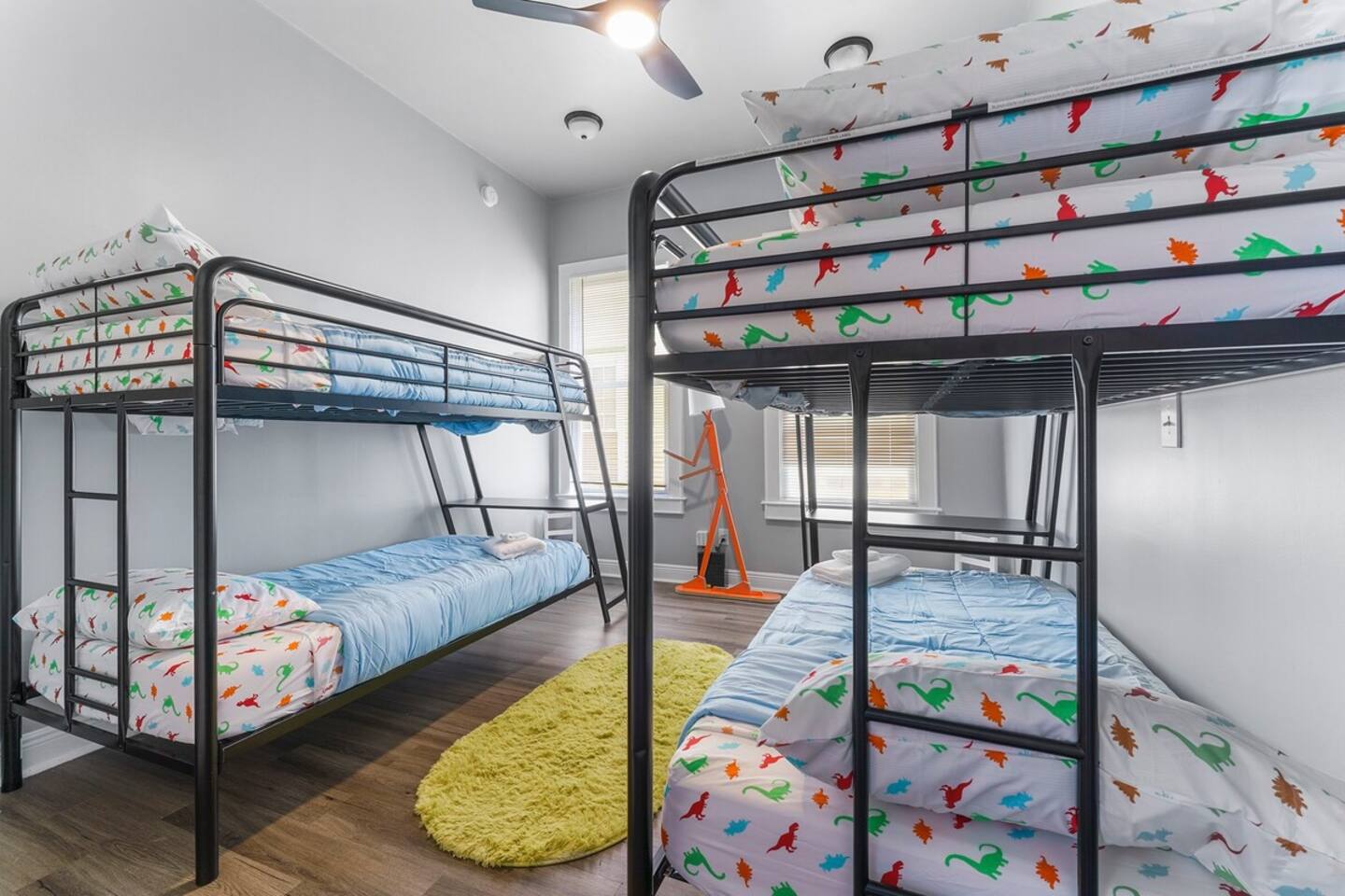 Double bunk beds for your kids.